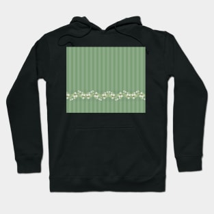 green rose border Hoodie